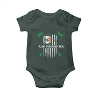 Irish Firefighter Fir Na Tine Man Of Fire Baby Onesie Irish American Flag