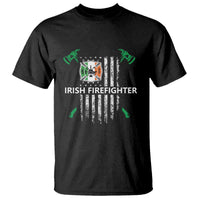 Irish Firefighter Fir Na Tine Man Of Fire T Shirt Irish American Flag
