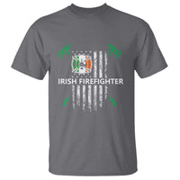 Irish Firefighter Fir Na Tine Man Of Fire T Shirt Irish American Flag