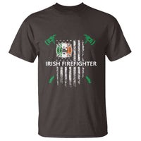 Irish Firefighter Fir Na Tine Man Of Fire T Shirt Irish American Flag