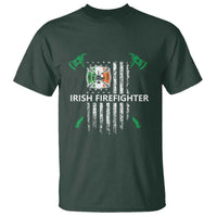 Irish Firefighter Fir Na Tine Man Of Fire T Shirt Irish American Flag