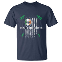 Irish Firefighter Fir Na Tine Man Of Fire T Shirt Irish American Flag