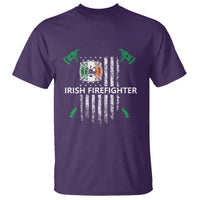 Irish Firefighter Fir Na Tine Man Of Fire T Shirt Irish American Flag