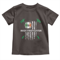 Irish Firefighter Fir Na Tine Man Of Fire Toddler T Shirt Irish American Flag