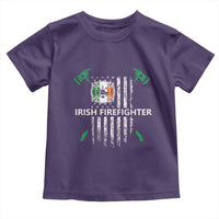 Irish Firefighter Fir Na Tine Man Of Fire Toddler T Shirt Irish American Flag
