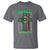 Irish Firefighter T Shirt Celtic Cross American Flag