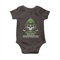 Irish Firefighter Baby Onesie Shamrock Skull Man Of Fire