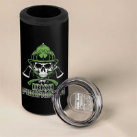 Irish Firefighter 4 in 1 Can Cooler Tumbler Shamrock Skull Man Of Fire