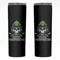 Irish Firefighter Skinny Tumbler Shamrock Skull Man Of Fire