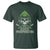 Irish Firefighter T Shirt Shamrock Skull Man Of Fire