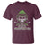 Irish Firefighter T Shirt Shamrock Skull Man Of Fire