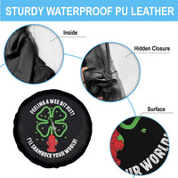 Funny Irish Firefighter Spare Tire Cover Feeling A Wee Bit Hot I'll Shamrock Your World