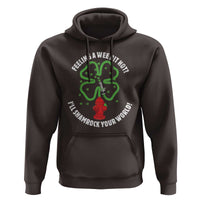 Funny Irish Firefighter Hoodie Feeling A Wee Bit Hot I'll Shamrock Your World