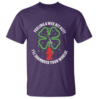 Funny Irish Firefighter T Shirt Feeling A Wee Bit Hot I'll Shamrock Your World