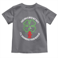 Funny Irish Firefighter Toddler T Shirt Feeling A Wee Bit Hot I'll Shamrock Your World