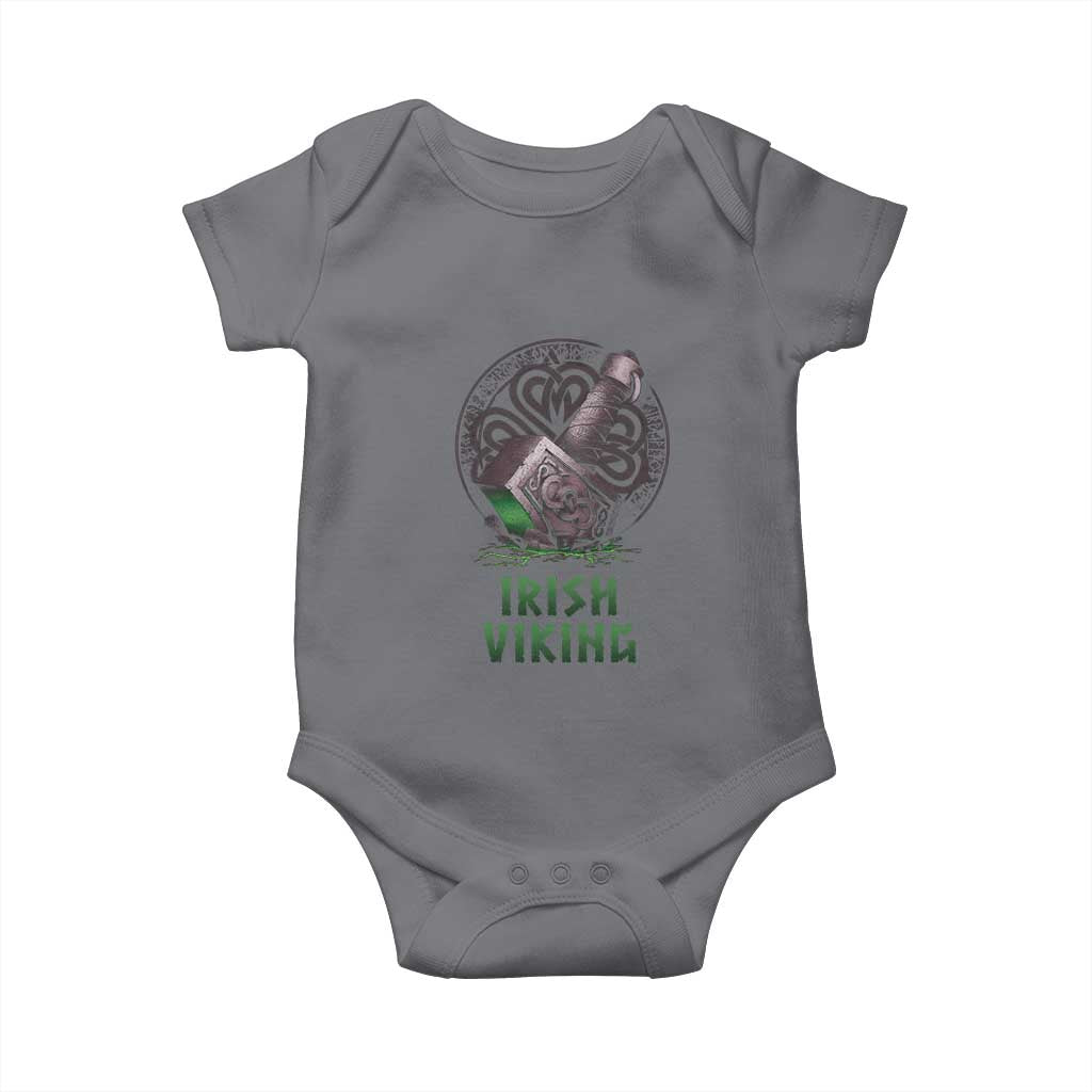 Irish Viking Baby Onesie Celtic Thor Mjolnir