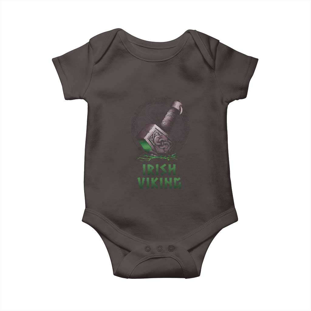 Irish Viking Baby Onesie Celtic Thor Mjolnir