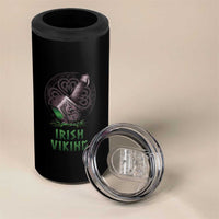 Irish Viking 4 in 1 Can Cooler Tumbler Celtic Thor Mjolnir