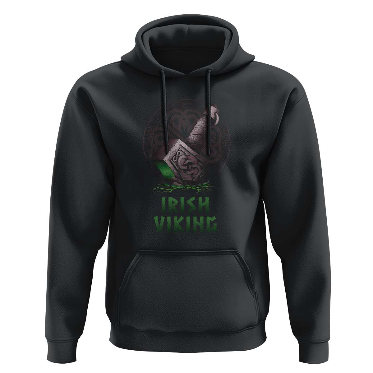 Irish Viking Hoodie Celtic Thor Mjolnir