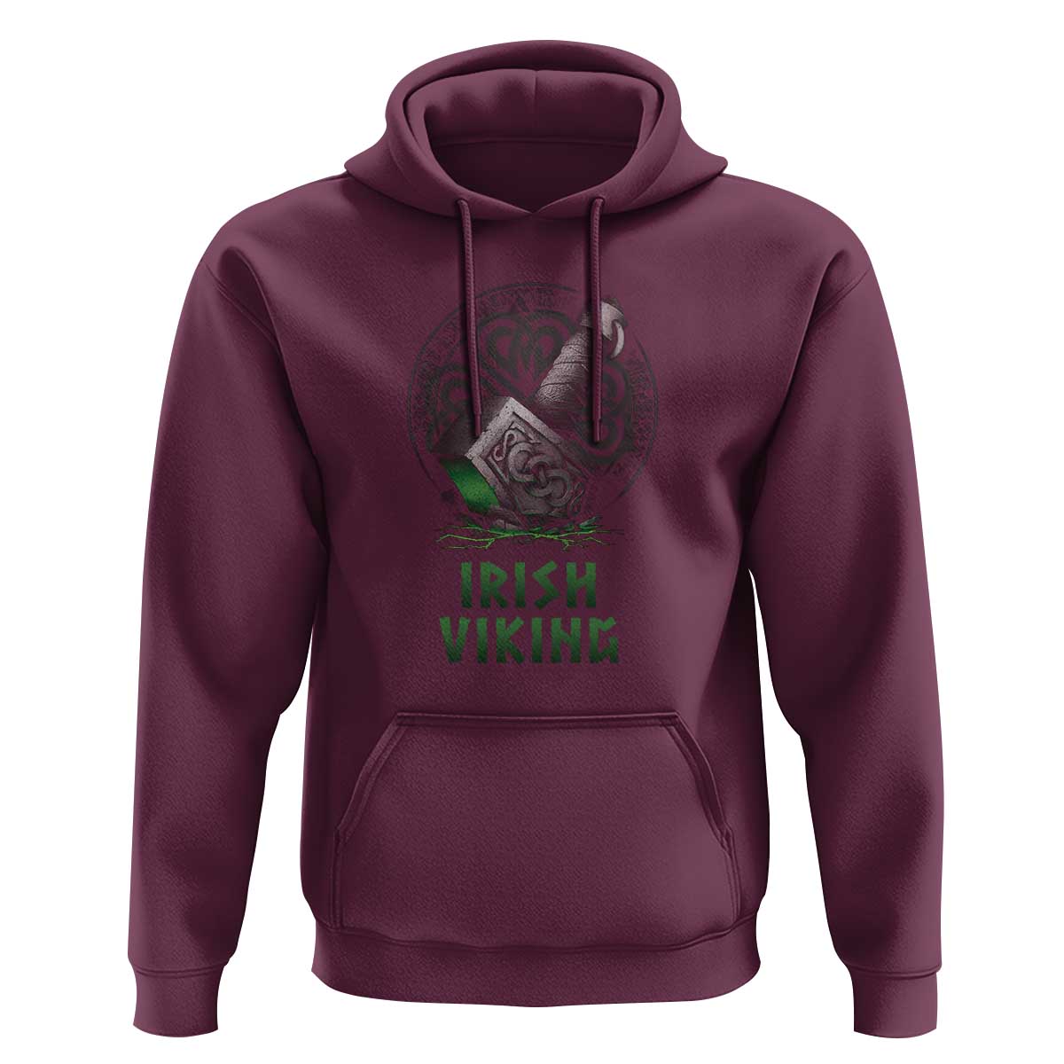 Irish Viking Hoodie Celtic Thor Mjolnir