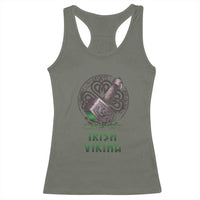 Irish Viking Racerback Tank Top Celtic Thor Mjolnir