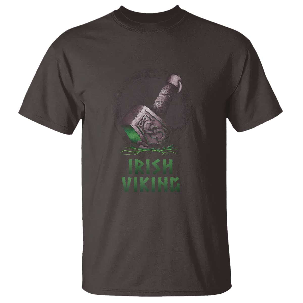 Irish Viking T Shirt Celtic Thor Mjolnir