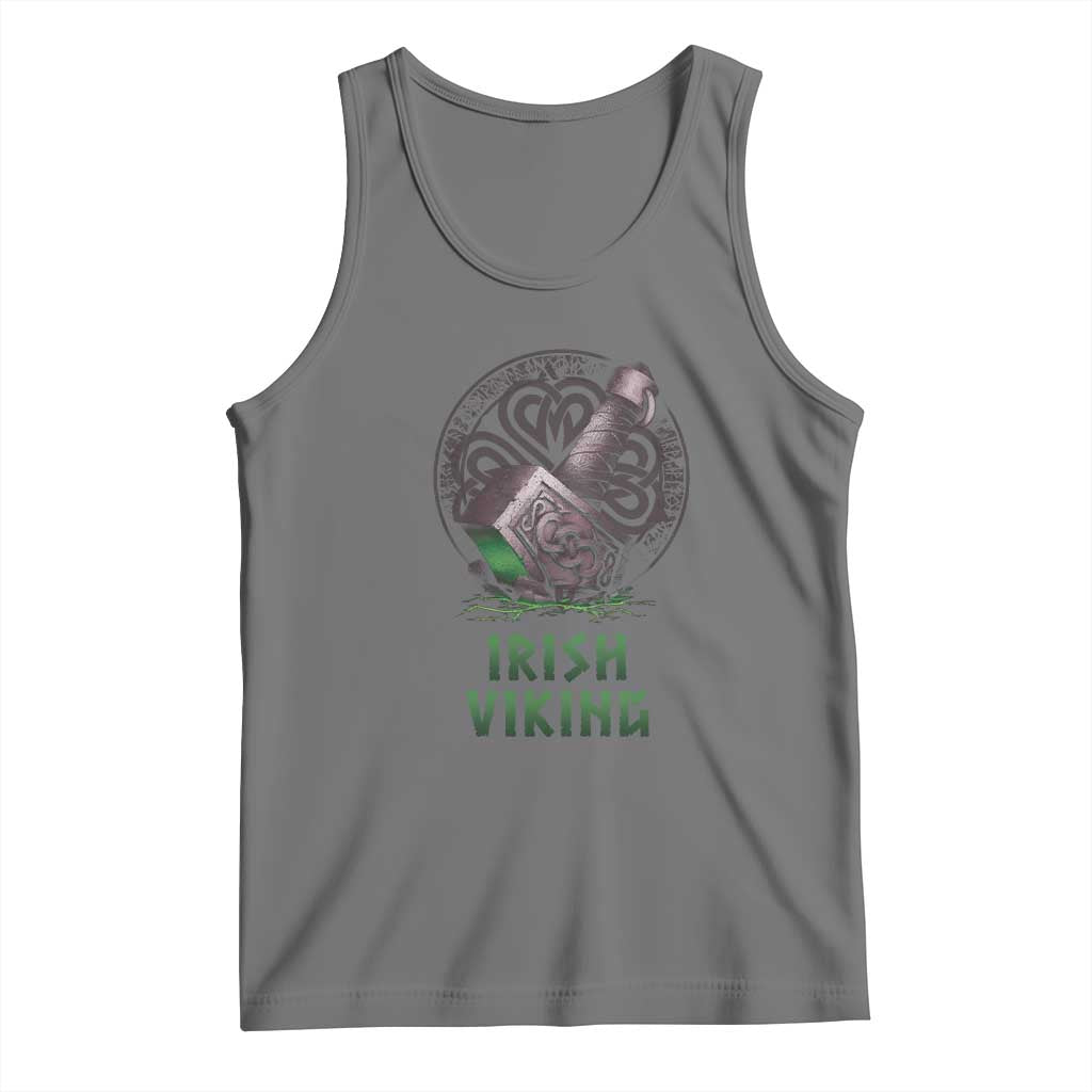 Irish Viking Tank Top Celtic Thor Mjolnir