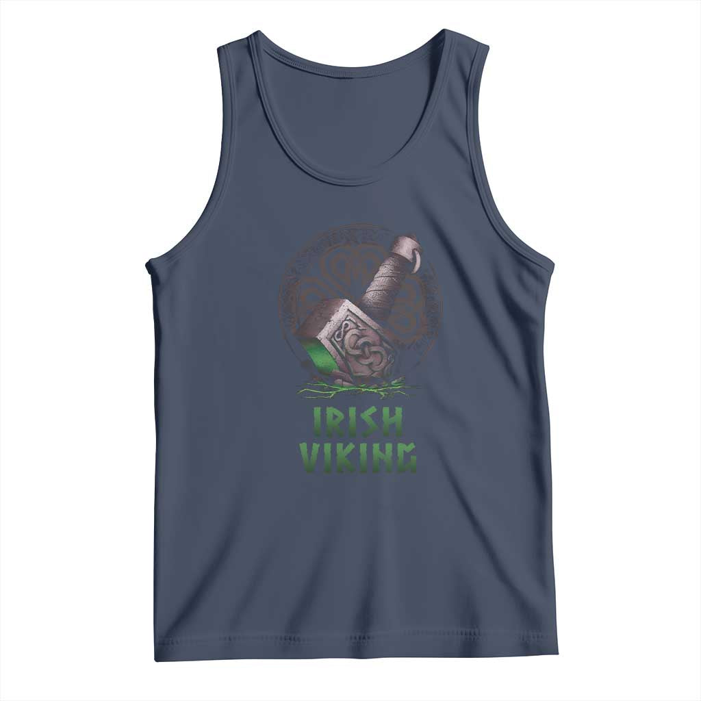Irish Viking Tank Top Celtic Thor Mjolnir