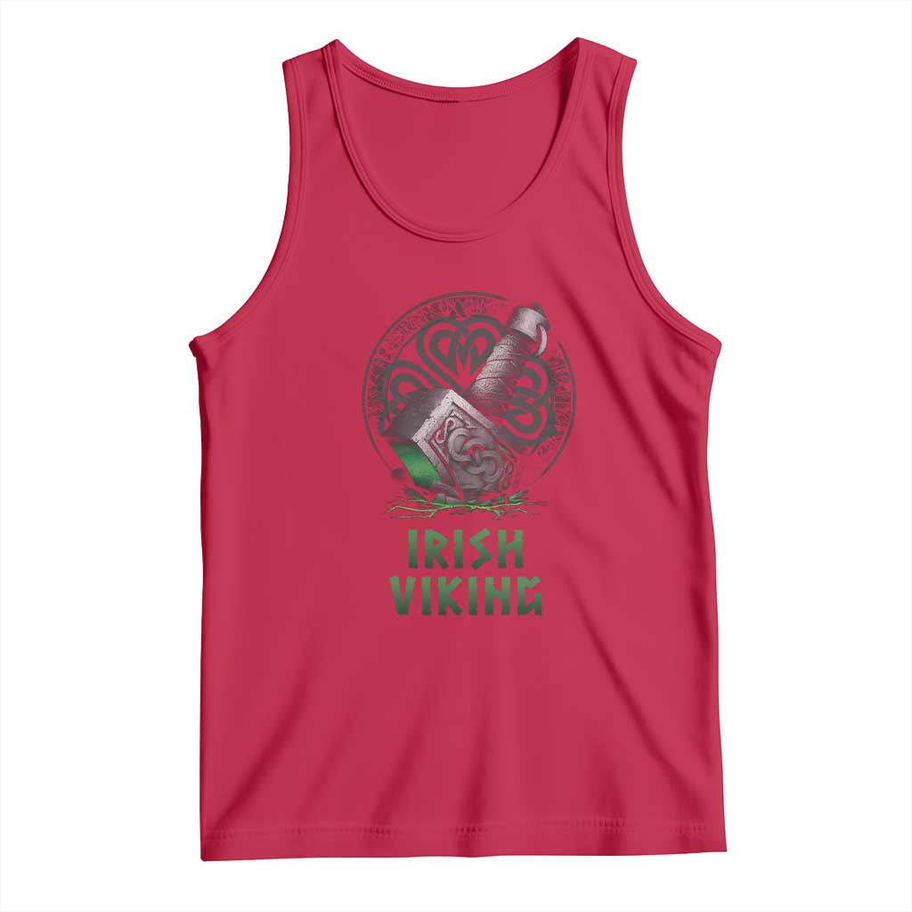 Irish Viking Tank Top Celtic Thor Mjolnir