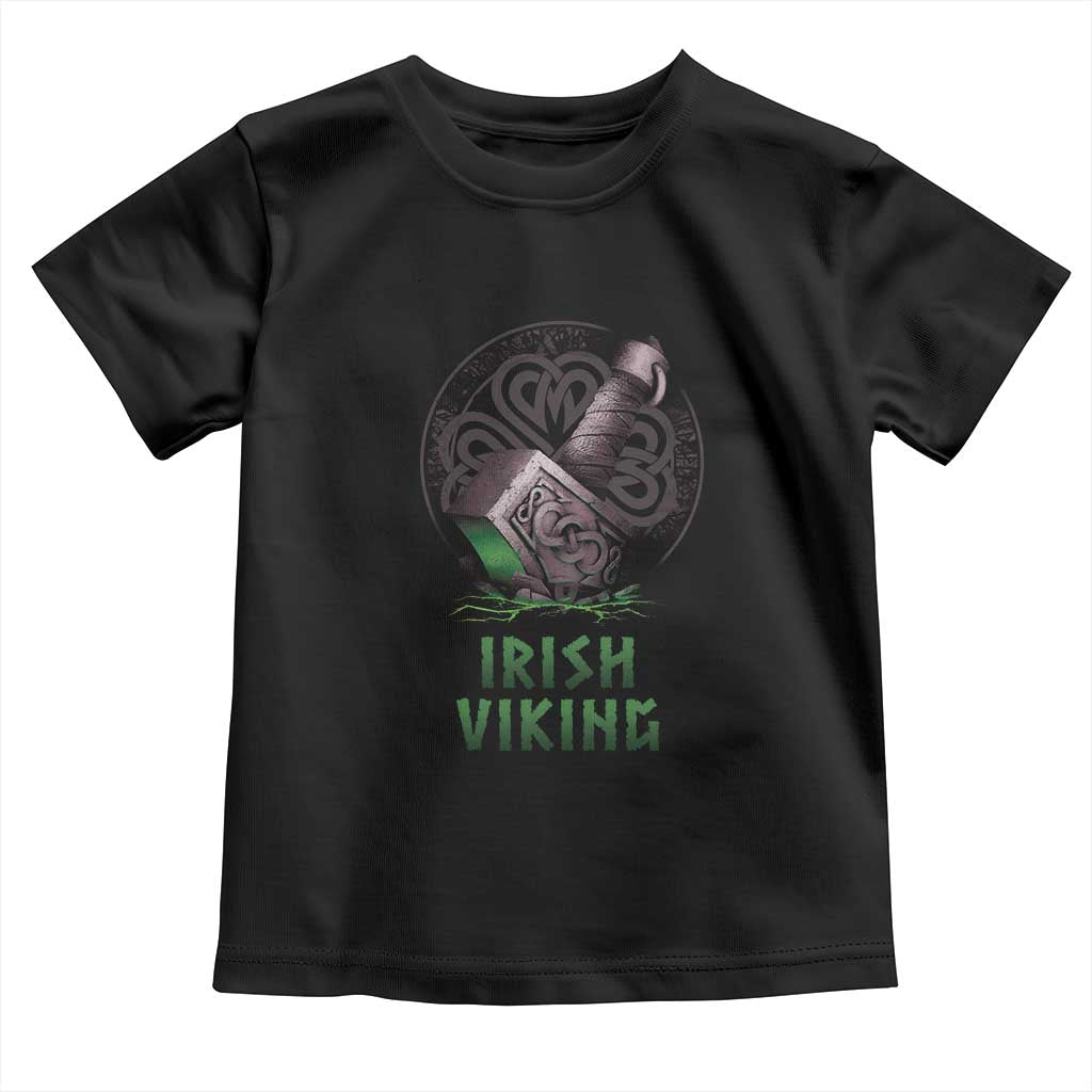 Irish Viking Toddler T Shirt Celtic Thor Mjolnir