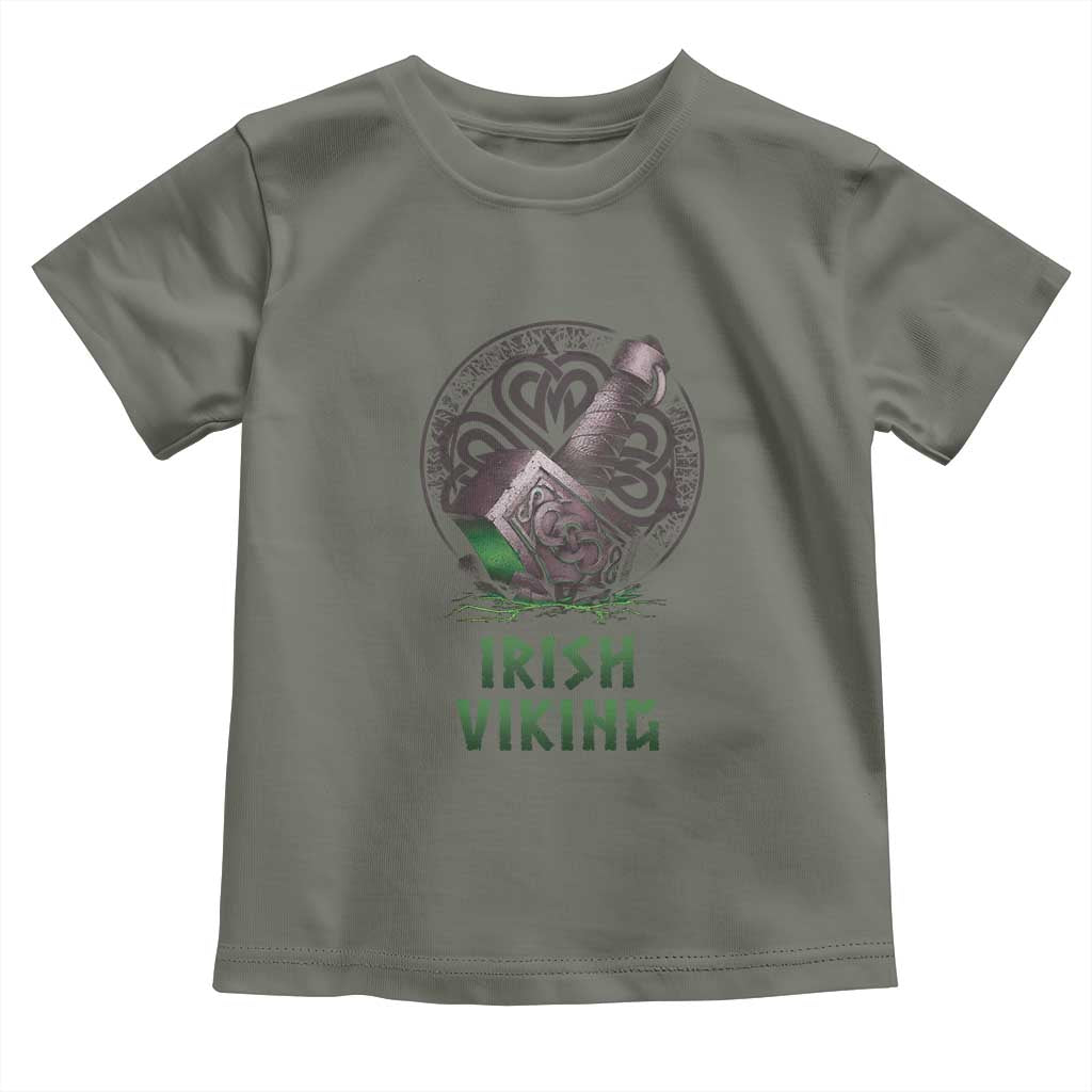 Irish Viking Toddler T Shirt Celtic Thor Mjolnir