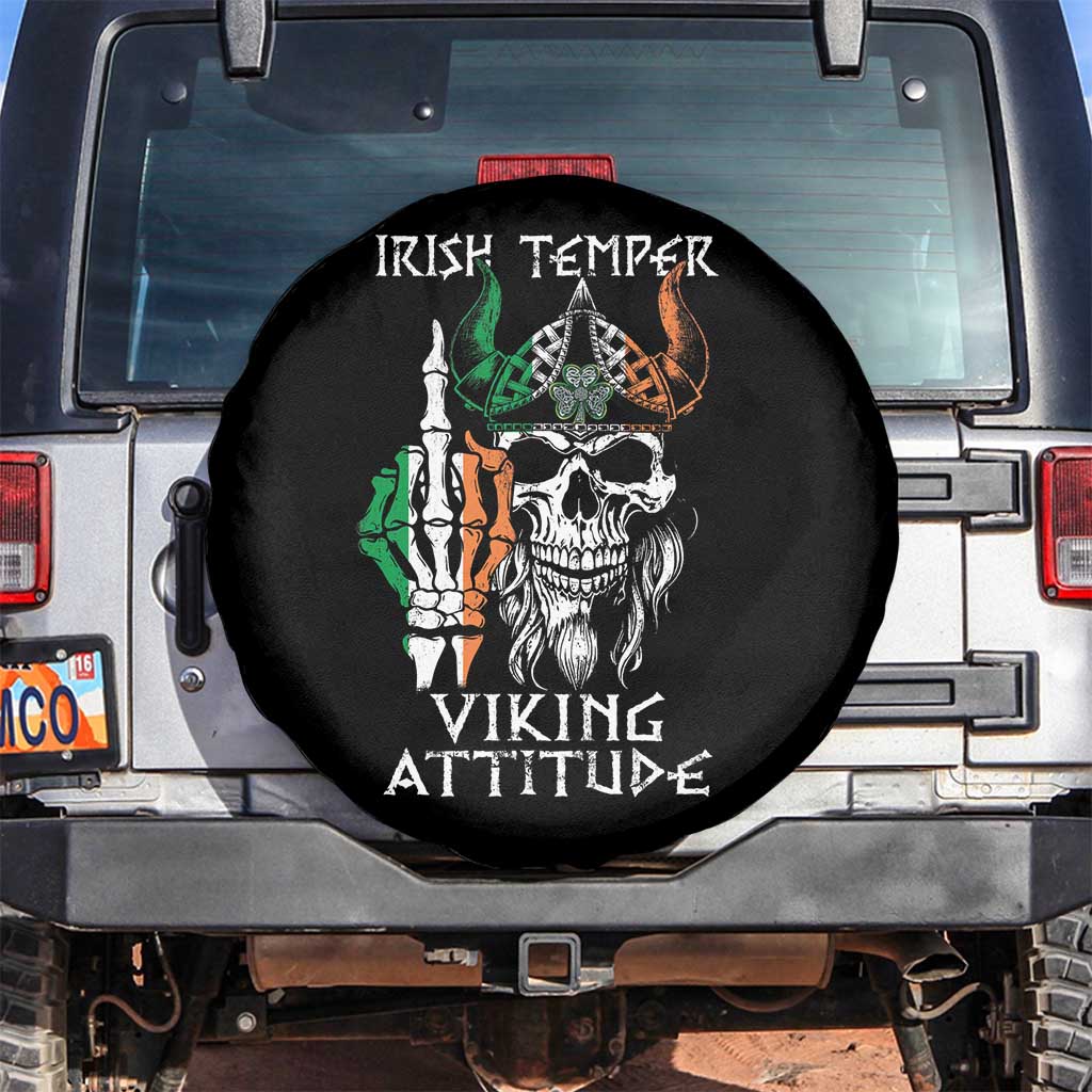 Funny Irish Viking Spare Tire Cover Irish Temper Viking Attitude