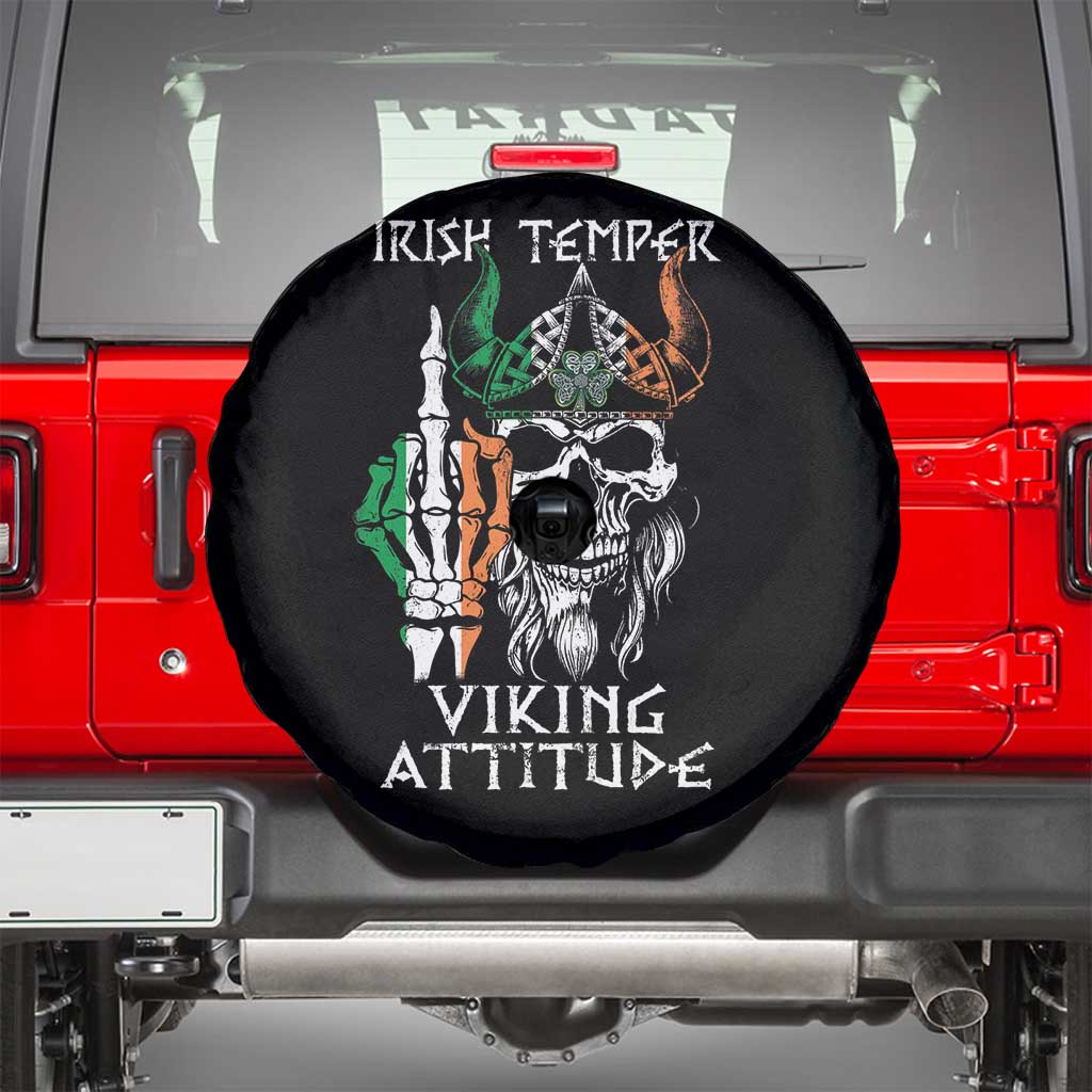 Funny Irish Viking Spare Tire Cover Irish Temper Viking Attitude