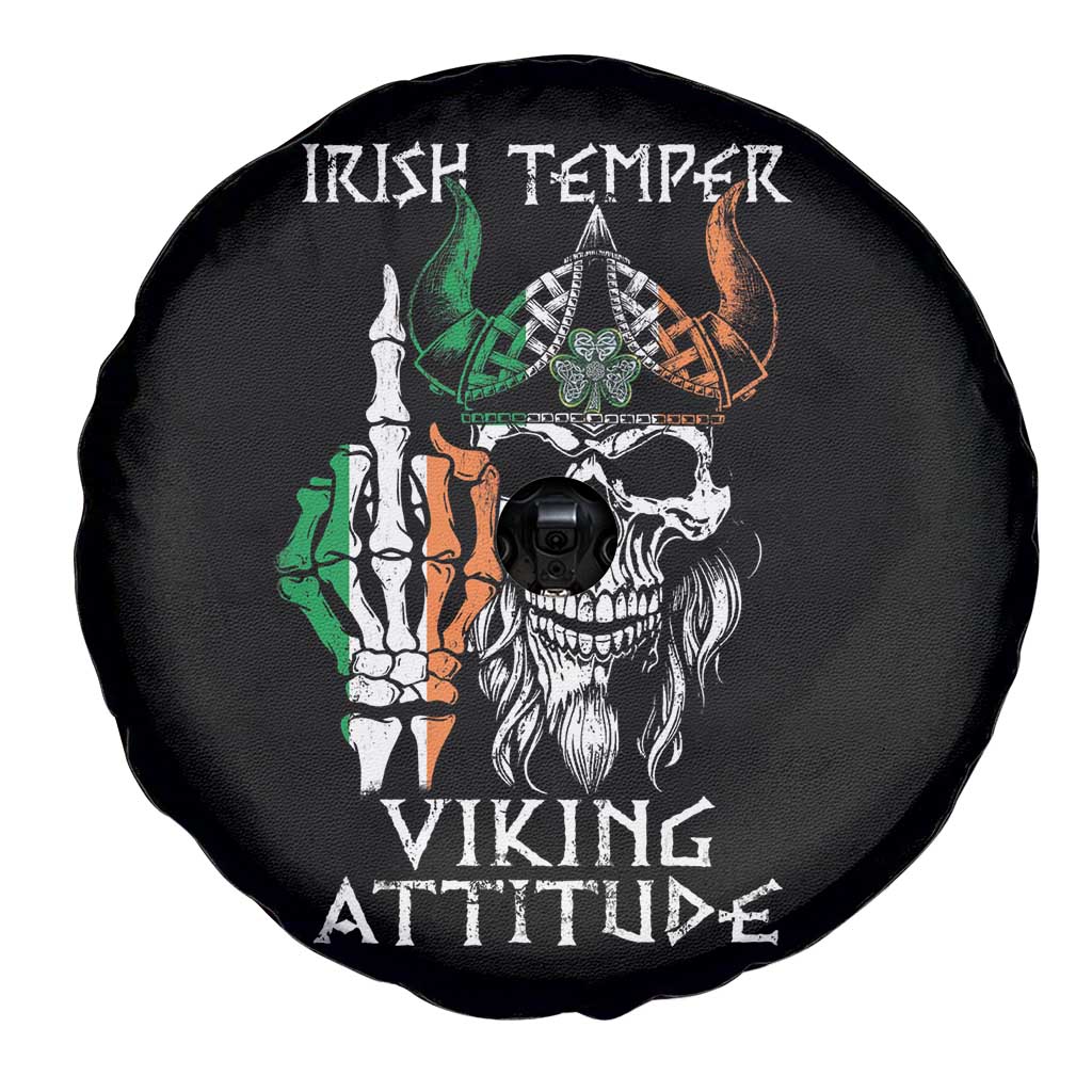 Funny Irish Viking Spare Tire Cover Irish Temper Viking Attitude