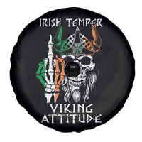 Funny Irish Viking Spare Tire Cover Irish Temper Viking Attitude