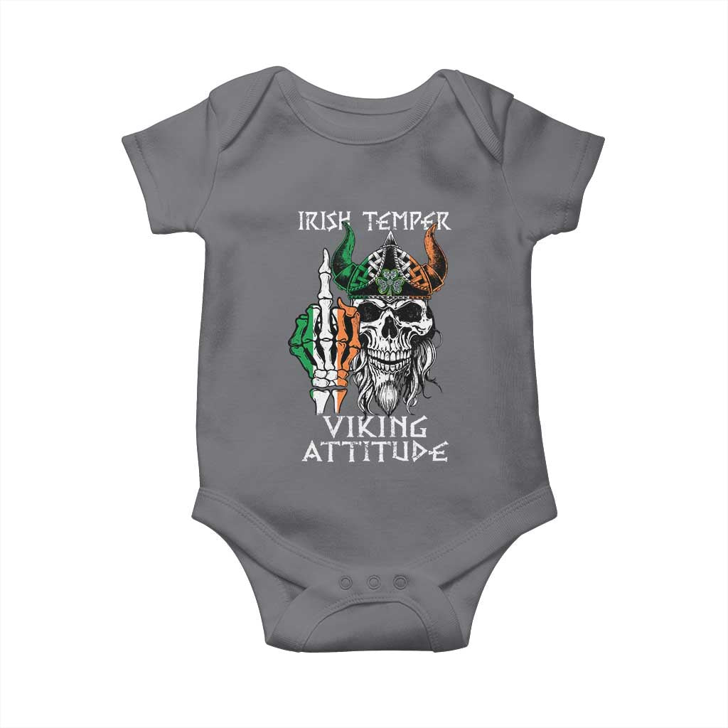 Funny Irish Viking Baby Onesie Irish Temper Viking Attitude