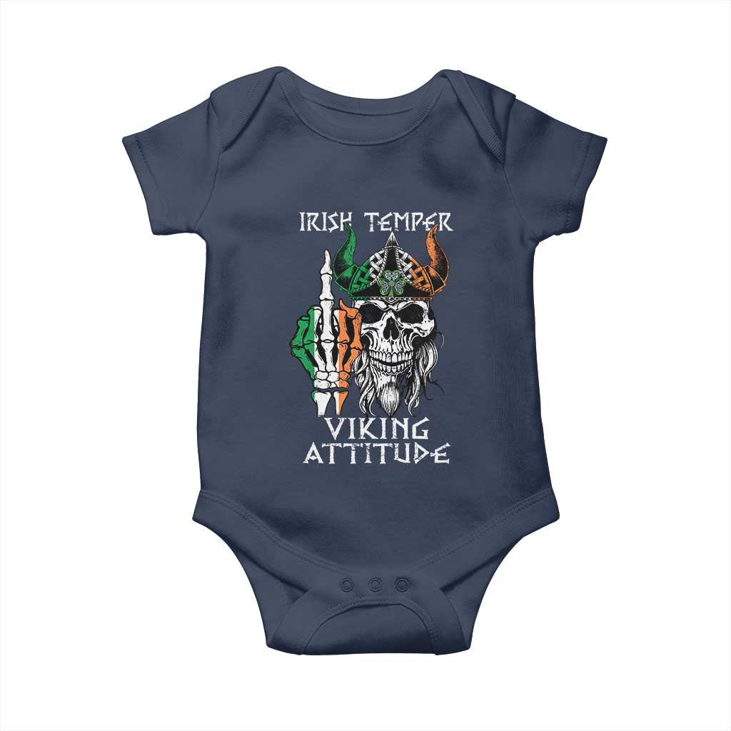 Funny Irish Viking Baby Onesie Irish Temper Viking Attitude