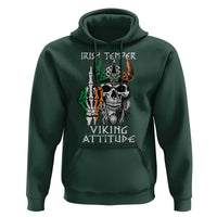 Funny Irish Viking Hoodie Irish Temper Viking Attitude