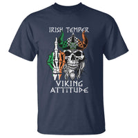 Funny Irish Viking T Shirt Irish Temper Viking Attitude