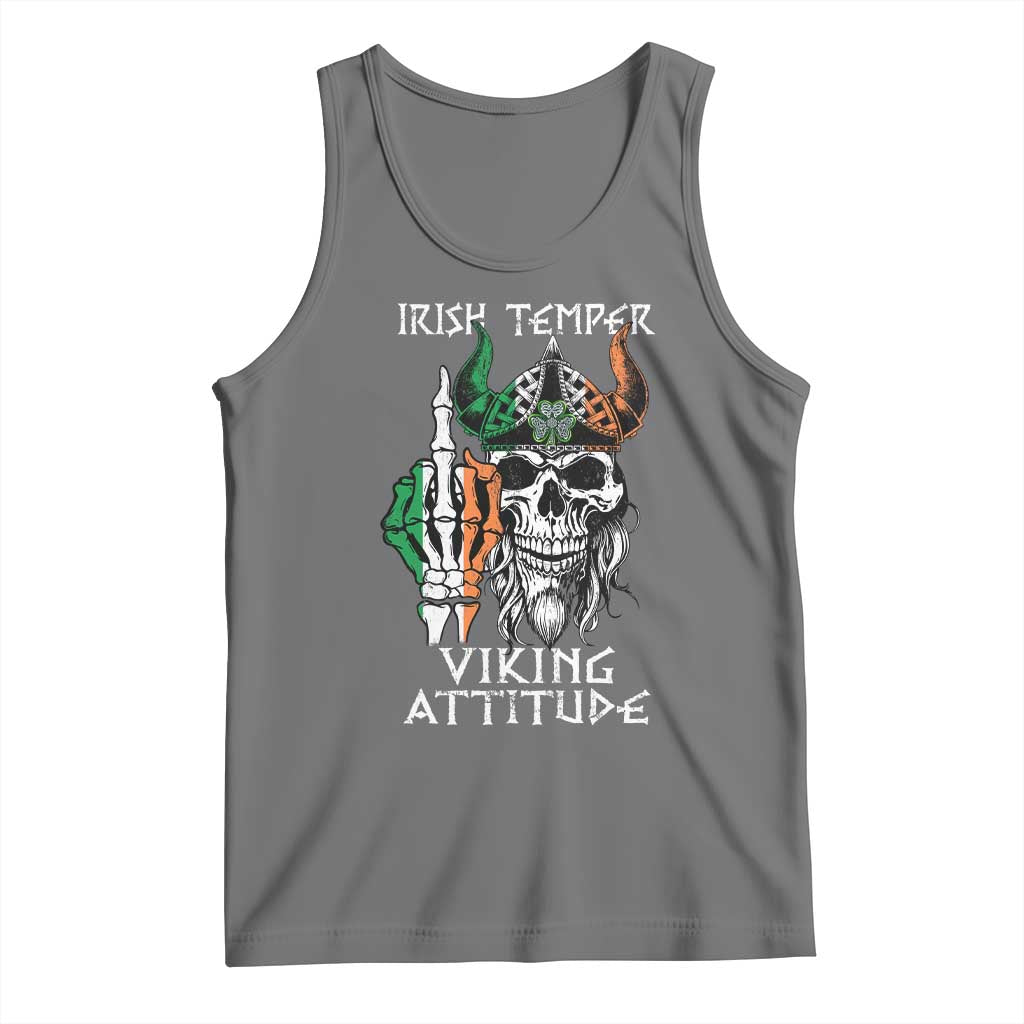 Funny Irish Viking Tank Top Irish Temper Viking Attitude