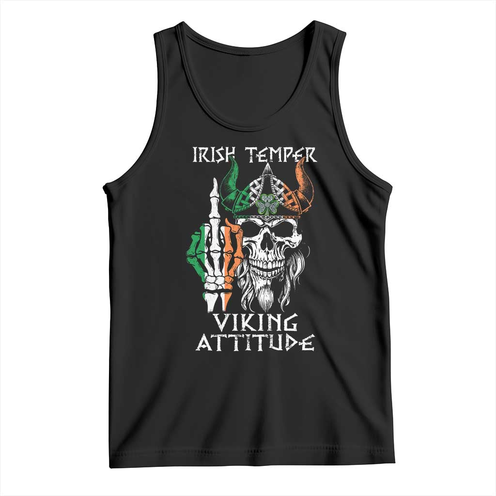 Funny Irish Viking Tank Top Irish Temper Viking Attitude