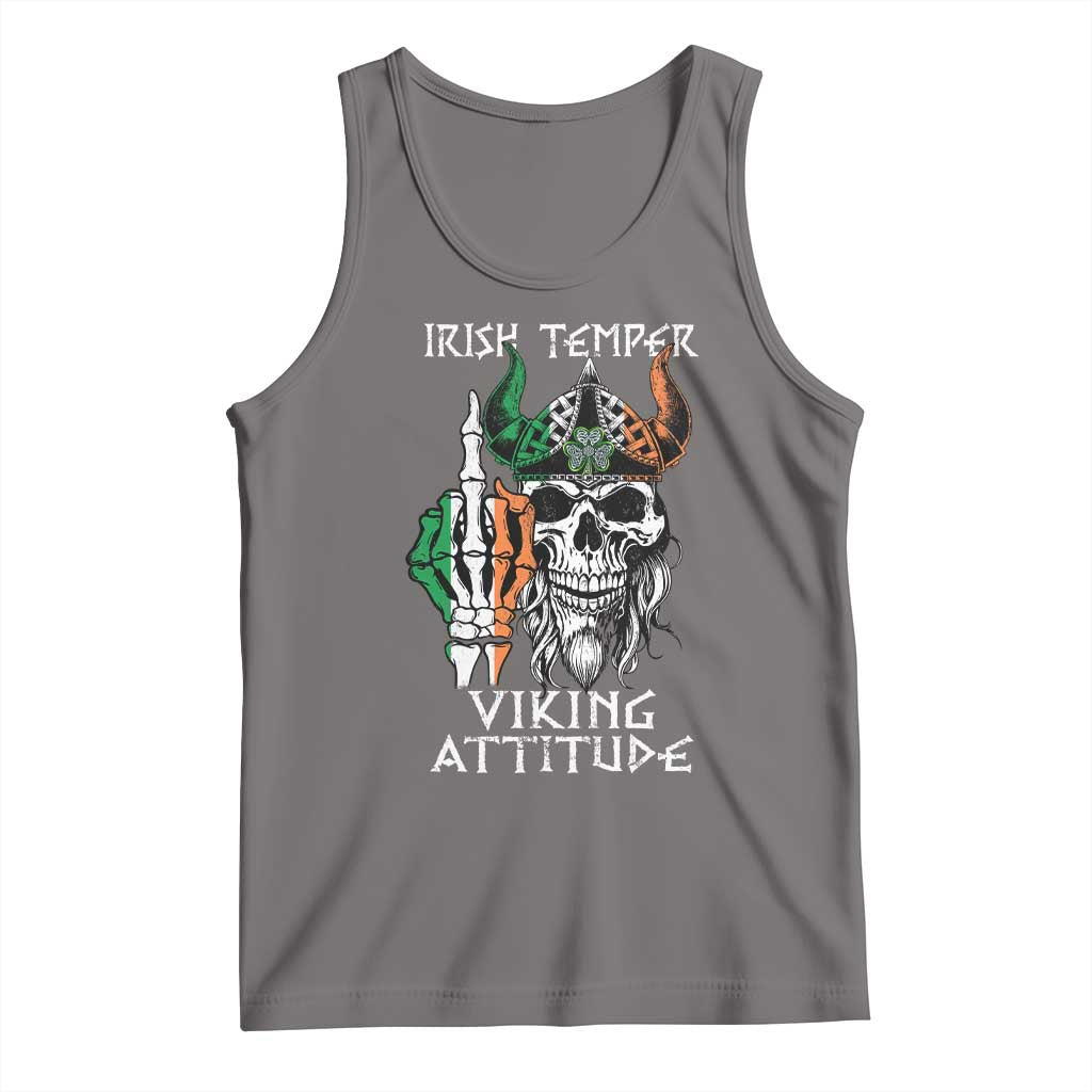 Funny Irish Viking Tank Top Irish Temper Viking Attitude