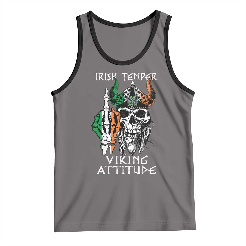 Funny Irish Viking Tank Top Irish Temper Viking Attitude