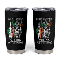 Funny Irish Viking Tumbler Cup Irish Temper Viking Attitude