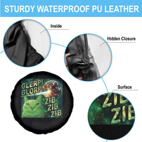 Funny Alien Cat Meme Spare Tire Cover Glerp Glorp Zib Zib
