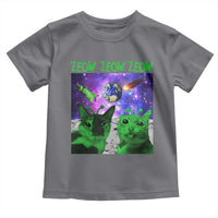 Funny Alien Cat Meme Toddler T Shirt Green Cats ZEOW ZEOW