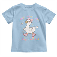 Funny Sorry I'm Late I Was Dilly Dallying Toddler T Shirt Cute Goose