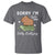 Funny Sorry I'm Late I Was Dilly Dallying T Shirt Cute Capybara and Turtle