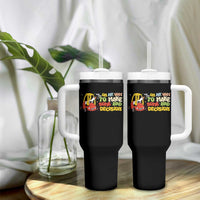 Funny Goose On My Way To Make Some Bad Decisions Tumbler With Handle