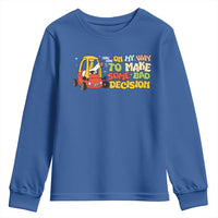 Funny Goose On My Way To Make Some Bad Decisions Youth Sweatshirt